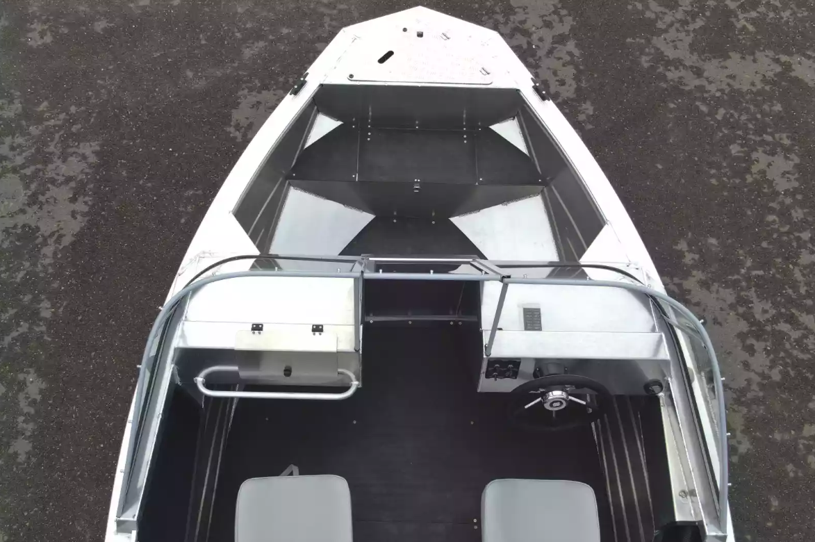 Алюминиевый катер Неман-450 DC NEW без покраски в Перми