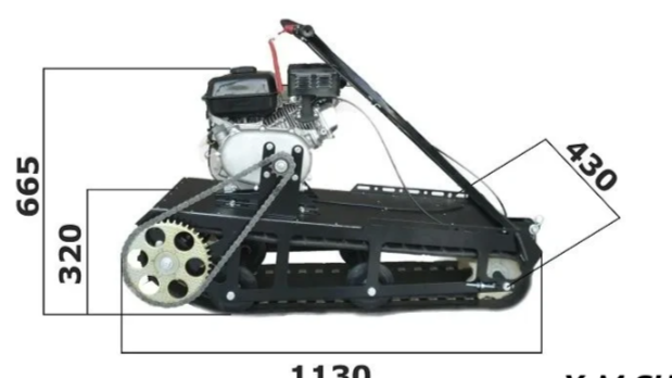 Мотобуксировщик XTREME-MOTORS "Конек-Горбунок" 6.5 л.с. в Перми