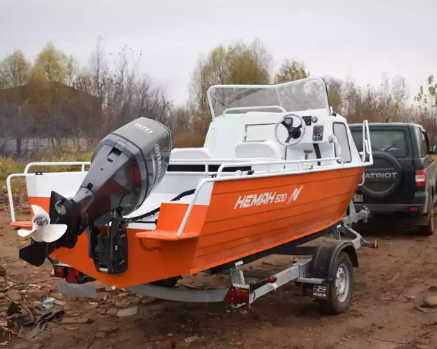 Алюминиевый катер Неман-500 (каютный) в Перми