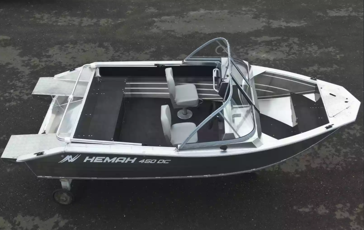 Алюминиевый катер Неман-450 DC NEW без покраски в Перми