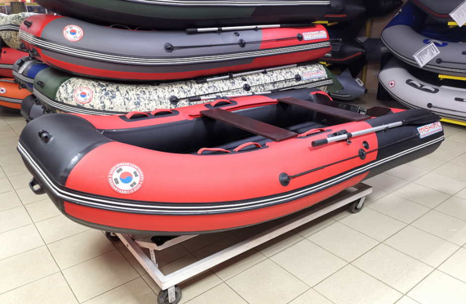 КОМПЛЕКТ Лодка MISHIMO PRO 350 + ЛОДОЧНЫЙ МОТОР MARLIN MP 9.9 (20) AMHS PRO в Перми