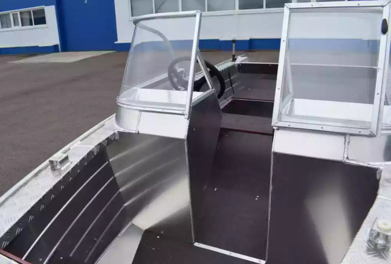 Алюминиевый катер Wyatboat-390 DCM Увеличенный борт в Перми