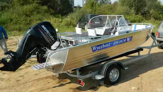 Алюминиевый катер Wyatboat-490 DCM в Перми