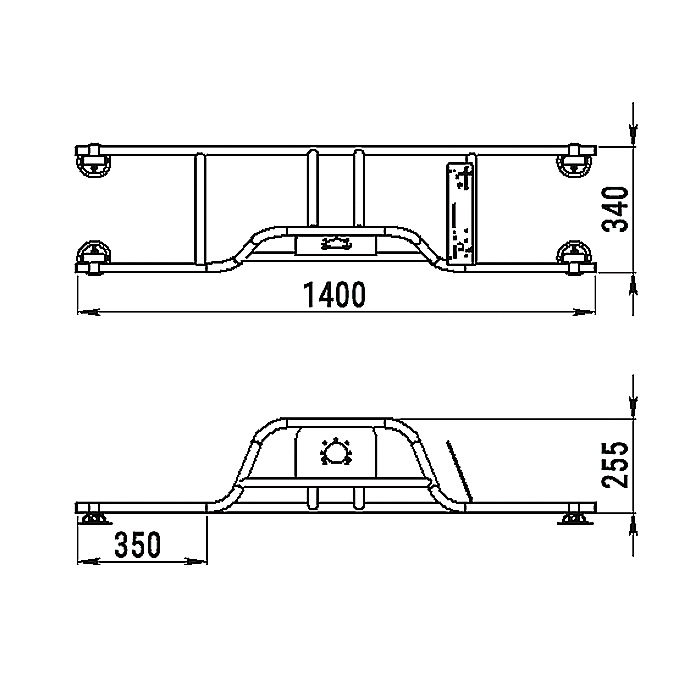 Стойка рулевая с бортовым креплением малая в Перми