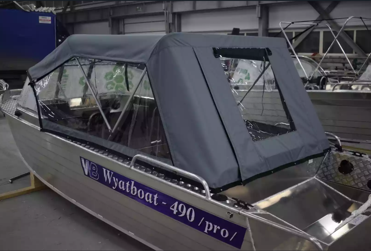 Алюминиевый катер Wyatboat-490 Pro в Перми