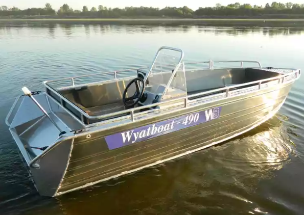 Алюминиевый катер Wyatboat-490 C в Перми