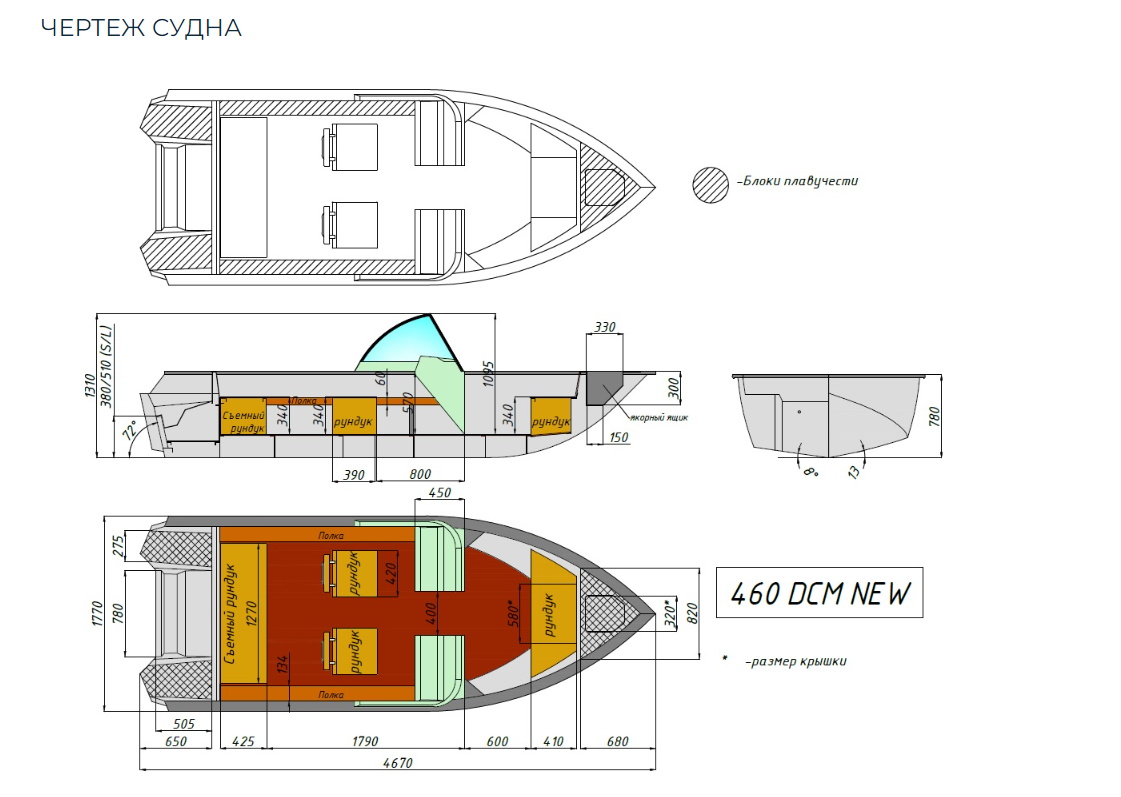 Алюминиевый катер Wyatboat-460 DCM NEW в Перми