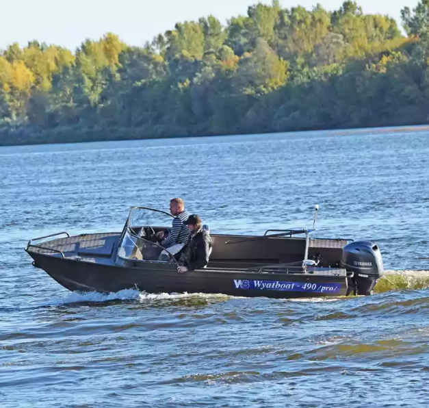Алюминиевый катер Wyatboat-490 T Pro в Перми Алюминиевый катер Wyatboat-490 T Pro в Перми