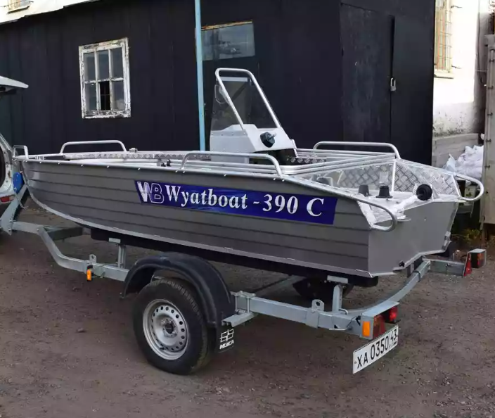 Алюминиевый катер Wyatboat-390 C в Перми