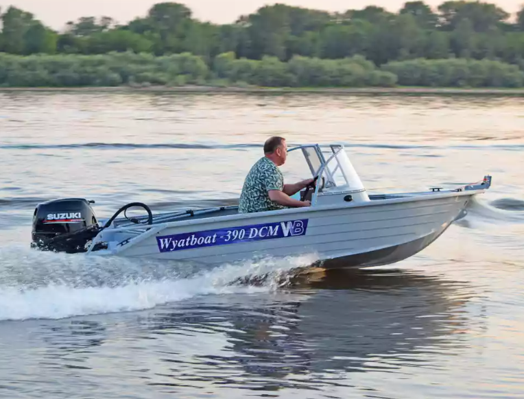 Алюминиевый катер Wyatboat-390 DCM в Перми