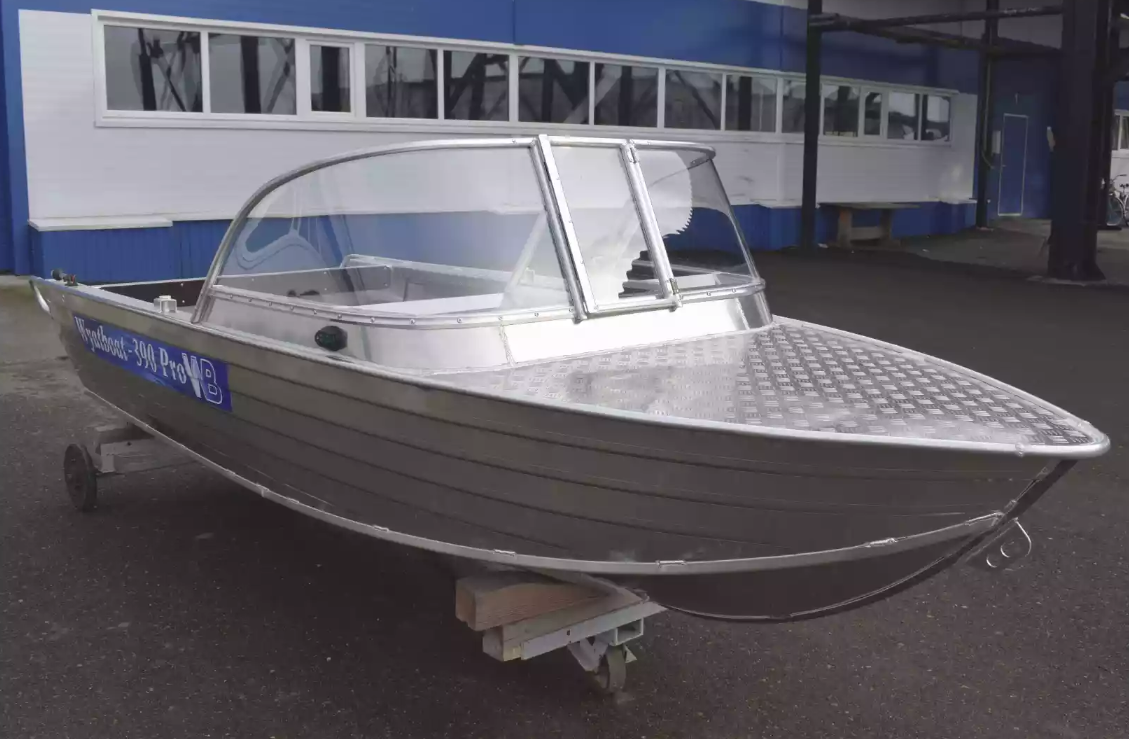 Алюминиевая лодка Wyatboat-390 Pro в Перми