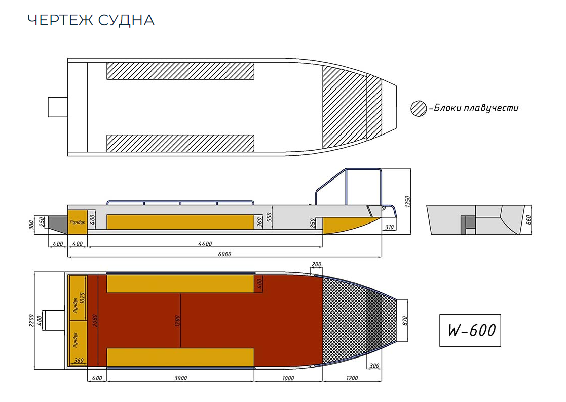 Алюминиевая лодка Wyatboat-600 в Перми