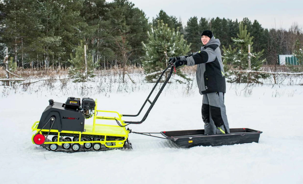Мотобуксировщик Бурлак ХОЗЯИН-1 (капот ткань) в Перми