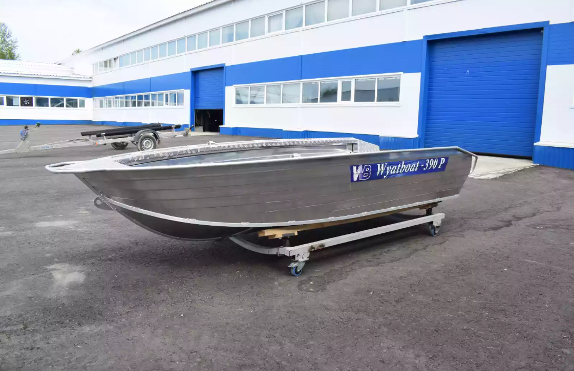 Алюминиевая лодка Wyatboat-390Р Увеличенный борт в Перми