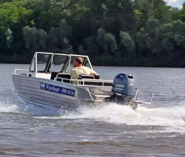 Алюминиевый катер Wyatboat-490 DCM Pro в Перми