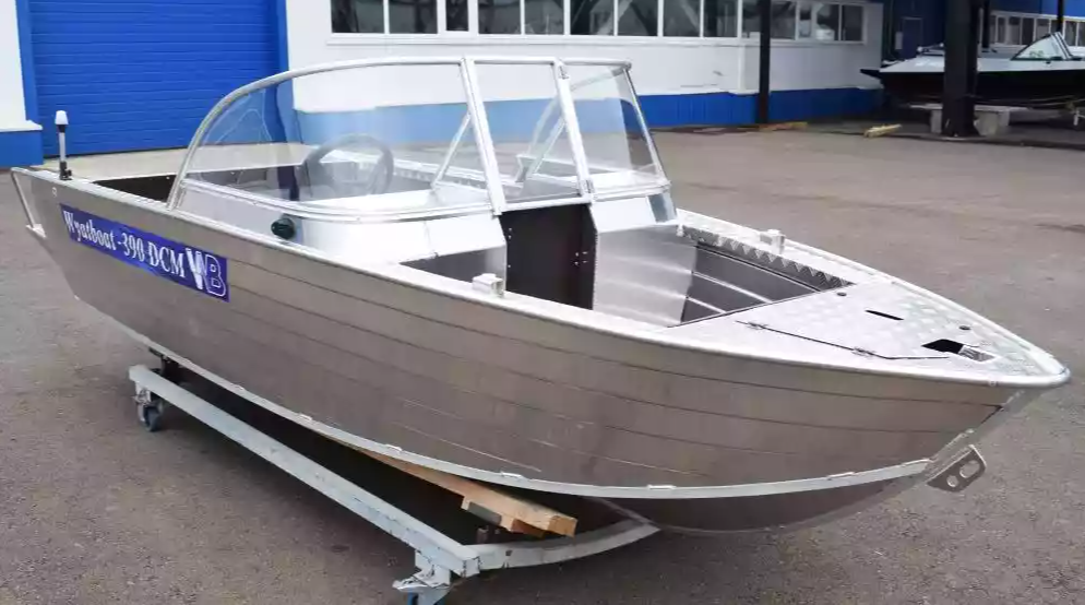 Алюминиевая лодка Wyatboat-390 DCM Увеличенный борт в Перми