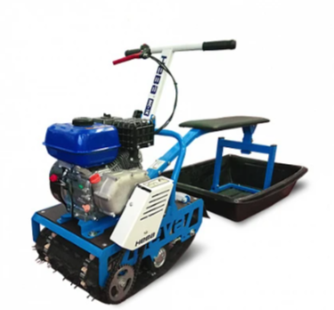 Мотобуксировщик НЕВА МС-1К с санями и сиденьем в Перми