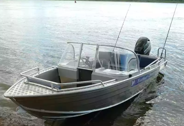 Алюминиевый катер Wyatboat-430T DCM Трансформер в Перми