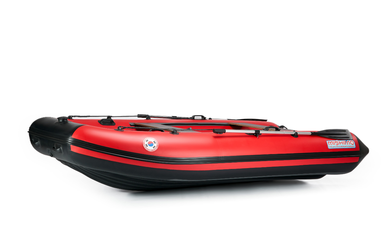 КОМПЛЕКТ ЛОДКА MISHIMO RAPID 380 PRO+ ЛОДОЧНЫЙ МОТОР MARLIN MP 9.9 (20) AMHS PROLINE FORCE в Перми