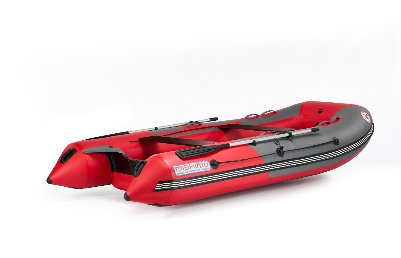 КОМПЛЕКТ ЛОДКА MISHIMO PRO 350 + ЛОДОЧНЫЙ МОТОР MARLIN MP 9.9 (15) AMHS PROLINE в Перми