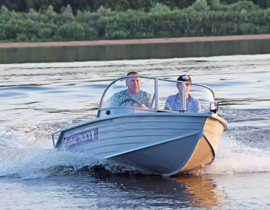 Алюминиевая лодка Wyatboat-390 DCM в Перми