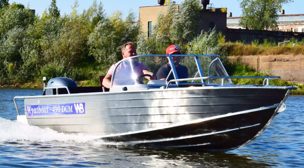 Алюминиевый катер Wyatboat-490 DCM в Перми