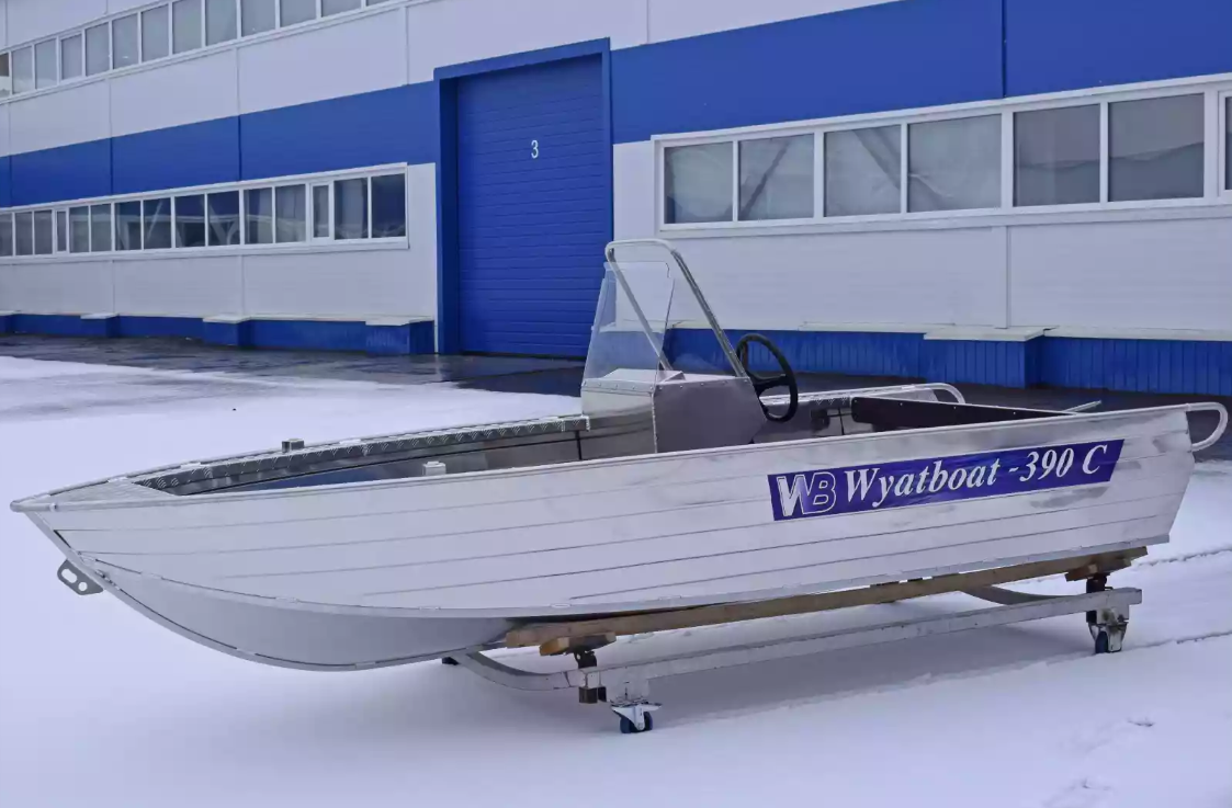 Алюминиевая лодка Wyatboat-390 C в Перми