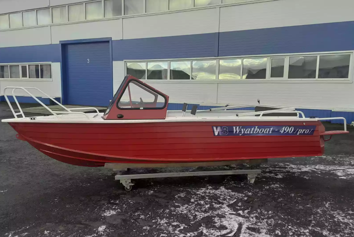 Алюминиевый катер Wyatboat-490 DCM Pro в Перми
