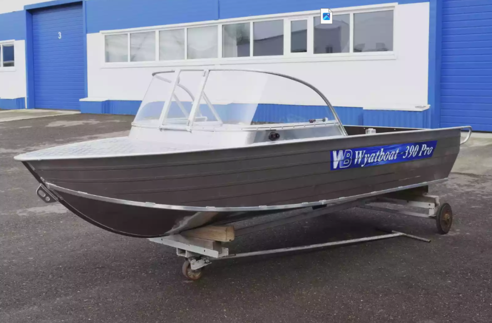 Алюминиевый катер Wyatboat-390 Pro в Перми