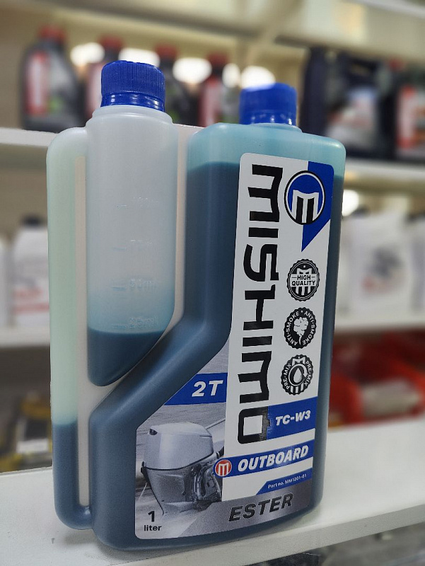 Масло MISHIMO 2T OUTBOARD (ESTER) полусинтетика 1 л в Перми