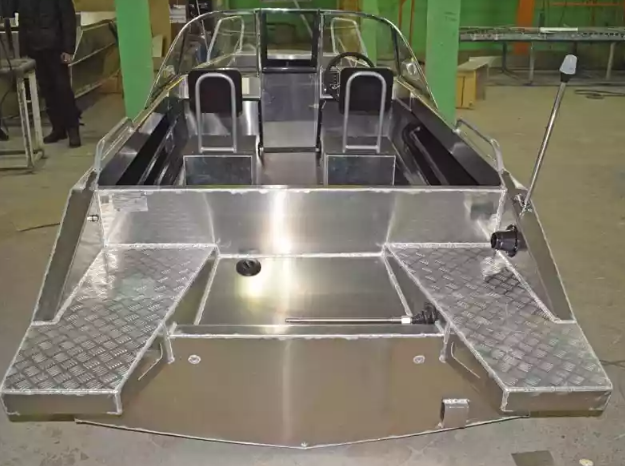 Алюминиевый катер Неман-500 DC (без покраски) в Перми