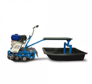 Мотобуксировщик НЕВА МС-1К с санями и сиденьем в Перми