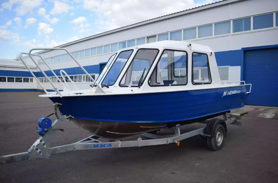 Алюминиевый катер Неман-500 (закрытая рубка) в Перми