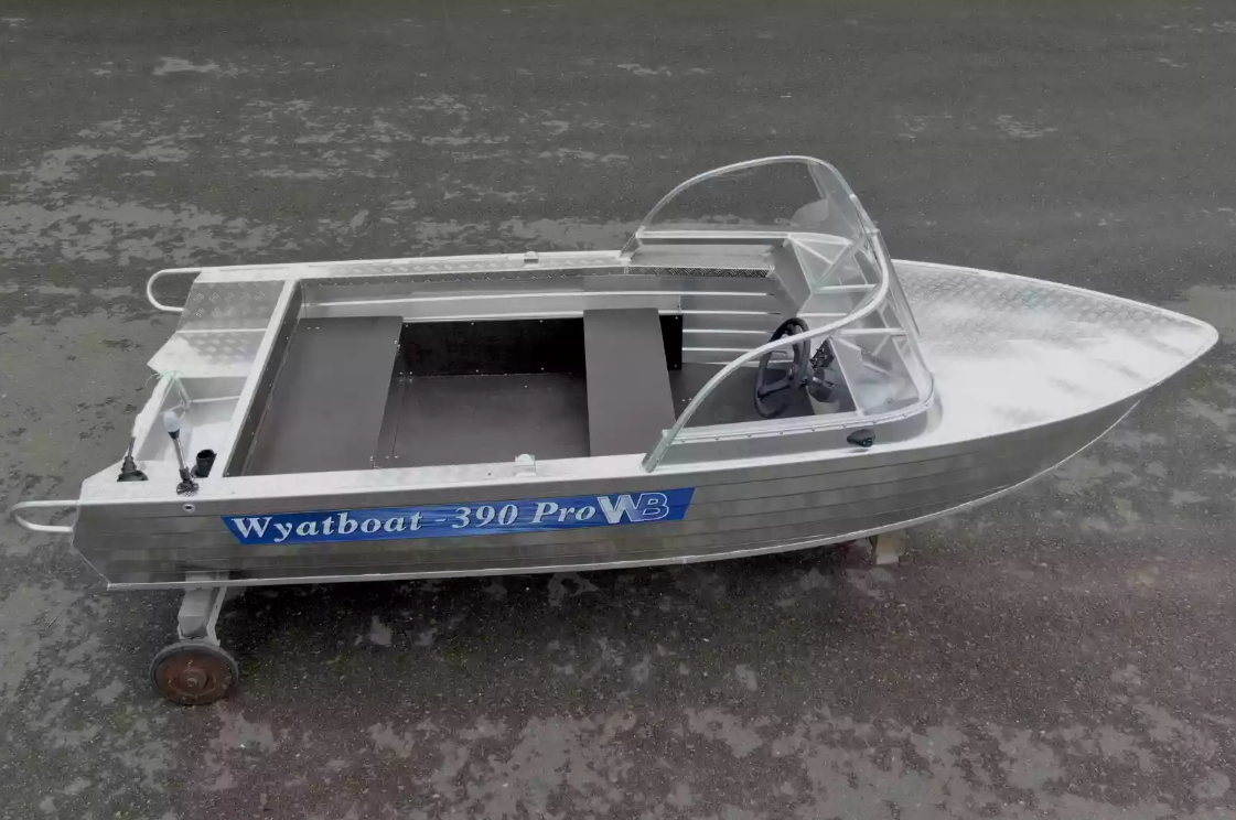 Алюминиевая лодка Wyatboat-390 Pro в Перми