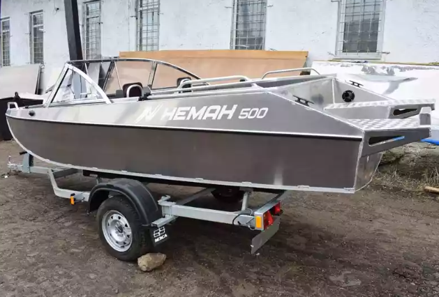Алюминиевый катер Неман-500 DC (без покраски) в Перми