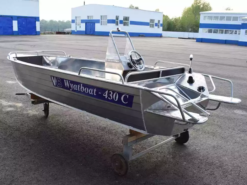 Алюминиевый катер Wyatboat-430 C в Перми