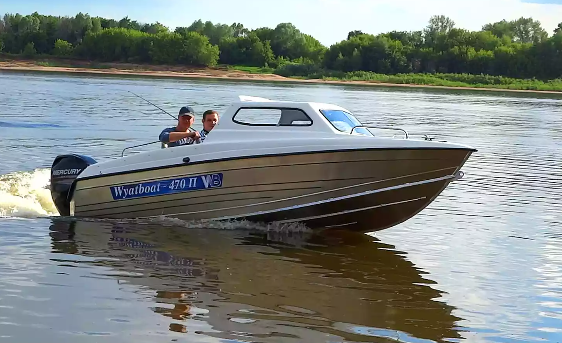 Комбинированный катер Wyatboat-470 П в Перми Комбинированный катер Wyatboat-470 П в Перми