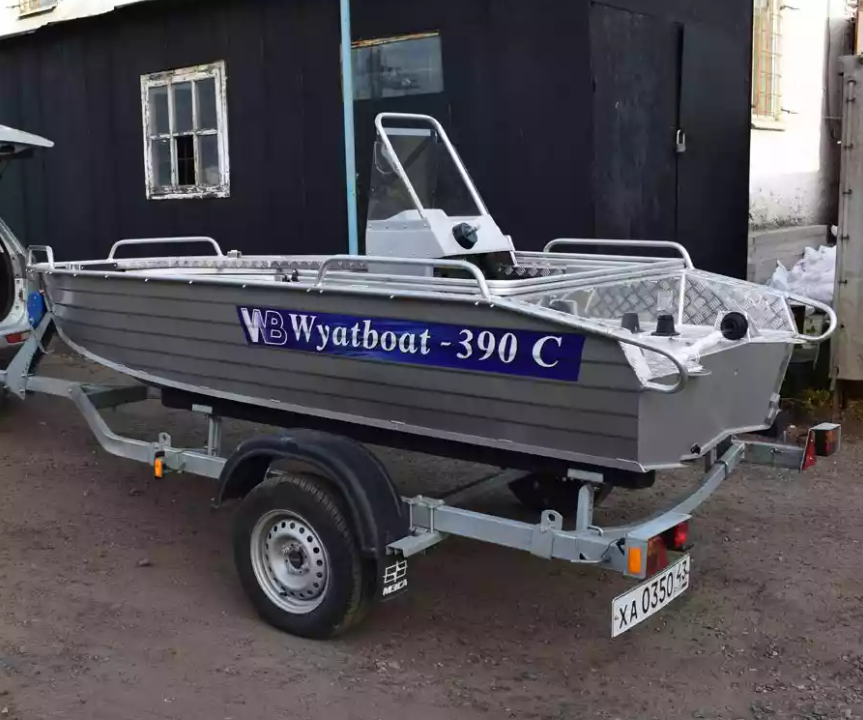 Алюминиевая лодка Wyatboat-390 C в Перми