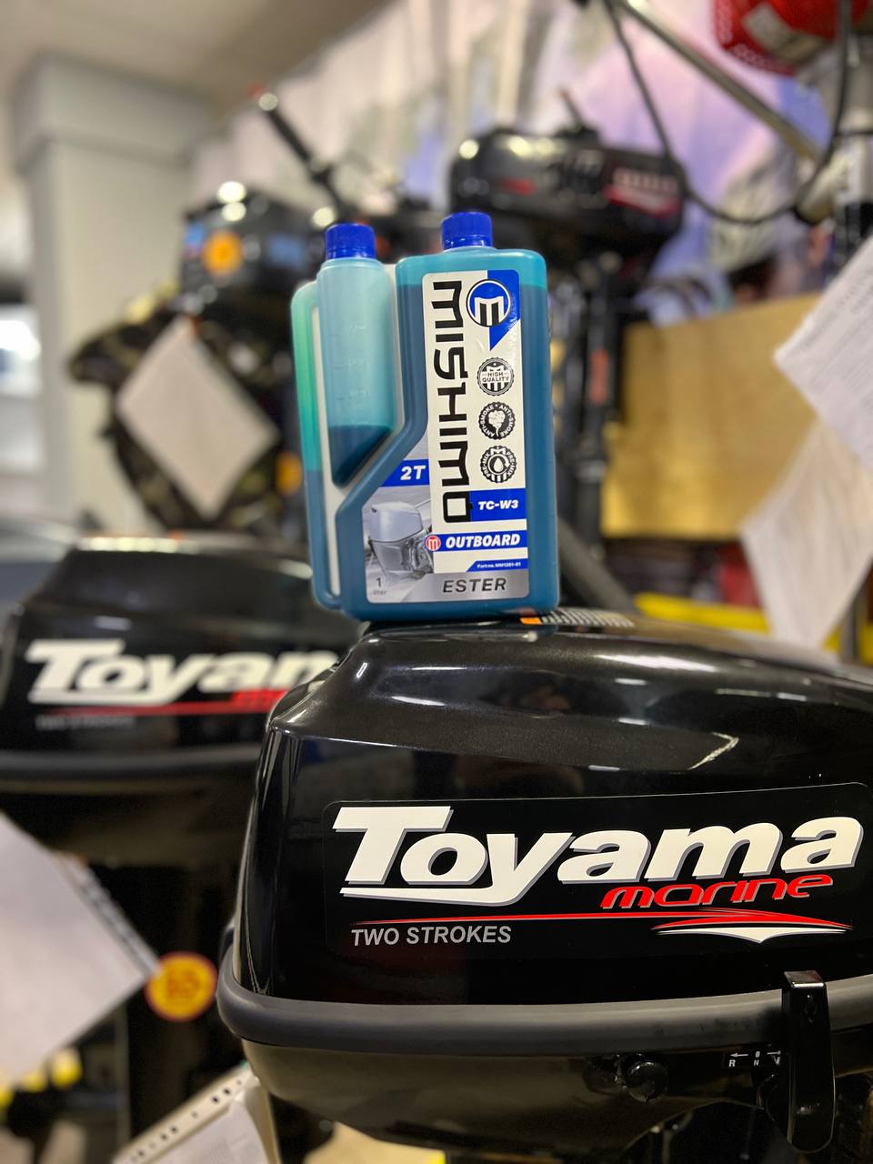 Масло MISHIMO 2T OUTBOARD (ESTER) полусинтетика 1 л в Перми