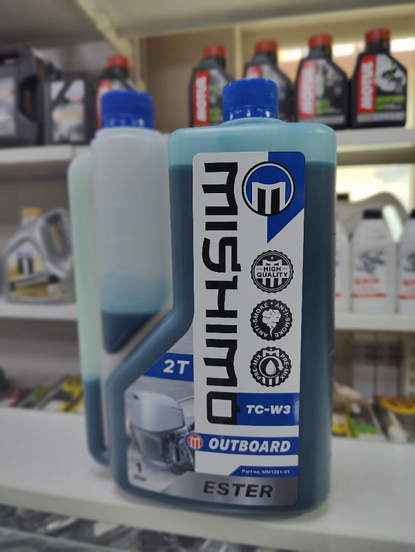 Масло MISHIMO 2T OUTBOARD (ESTER) полусинтетика 1 л в Перми