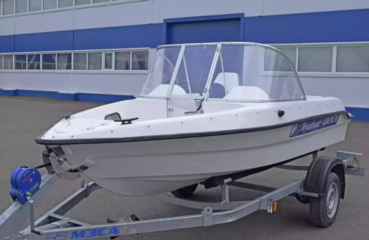 Стеклопластиковый катер Wyatboat-430DCМ (килевая) в Перми