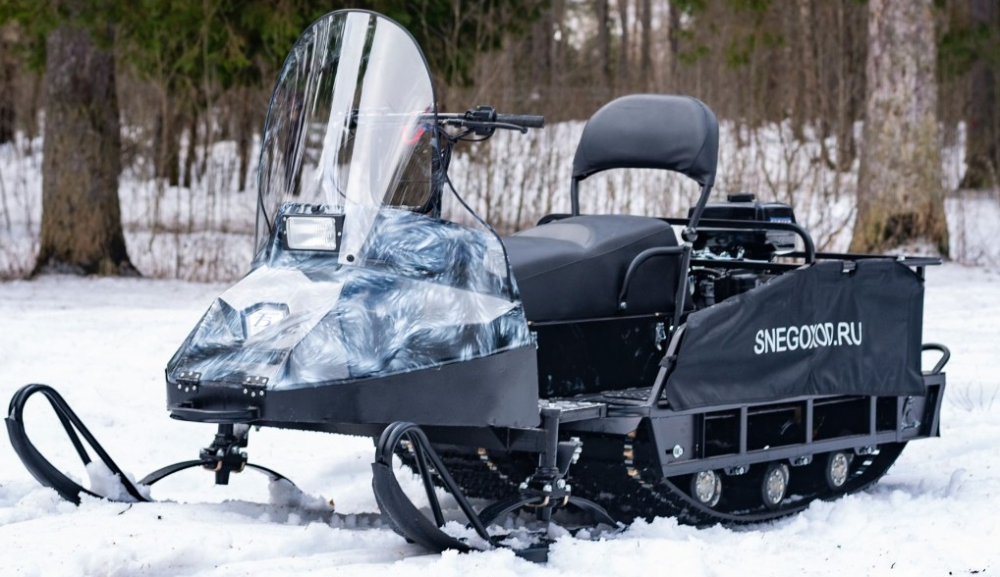 Миниснегоход Бурлак Егерь Экспедитор 15 л.с. , реверс, тормоз, капот белый в Перми
