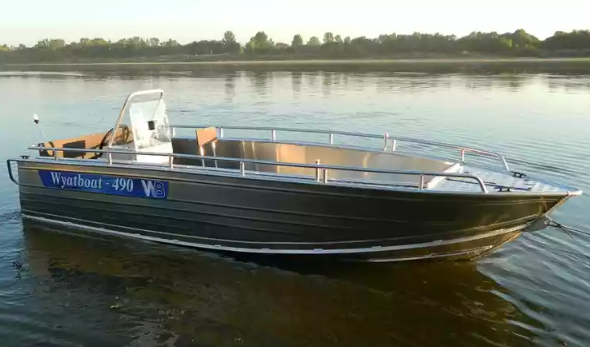 Алюминиевый катер Wyatboat-490 C в Перми