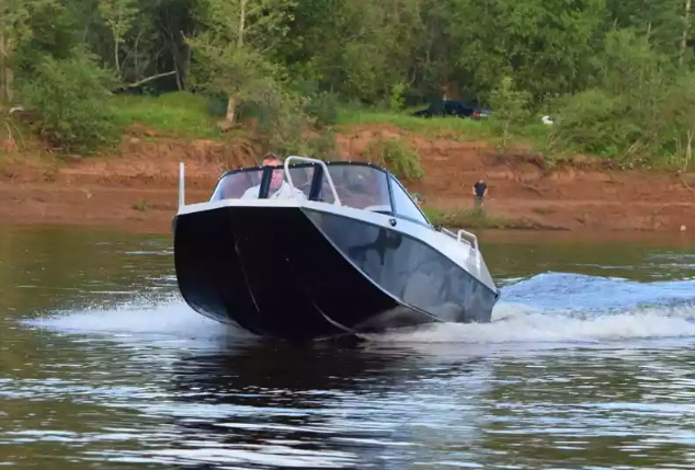 Алюминиевый катер Неман 500 DC водомёт в Перми