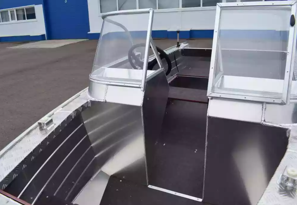 Алюминиевая лодка Wyatboat-390 DCM Увеличенный борт в Перми