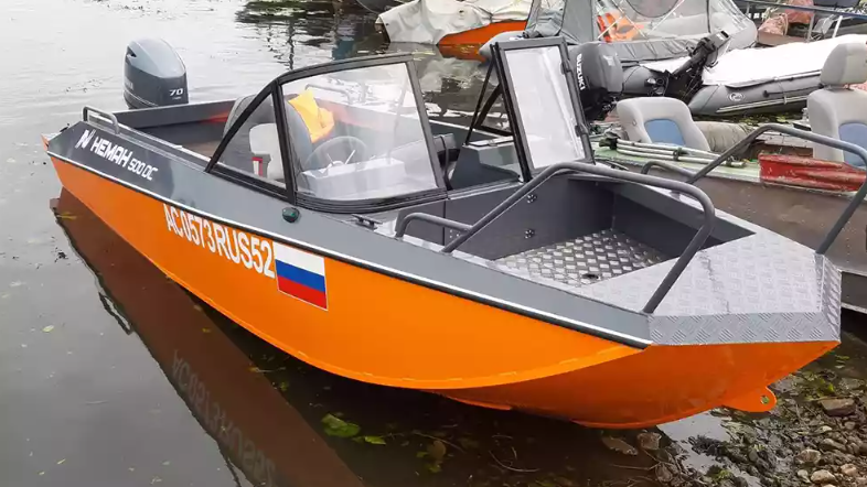 Алюминиевый катер Неман-500 DC в Перми