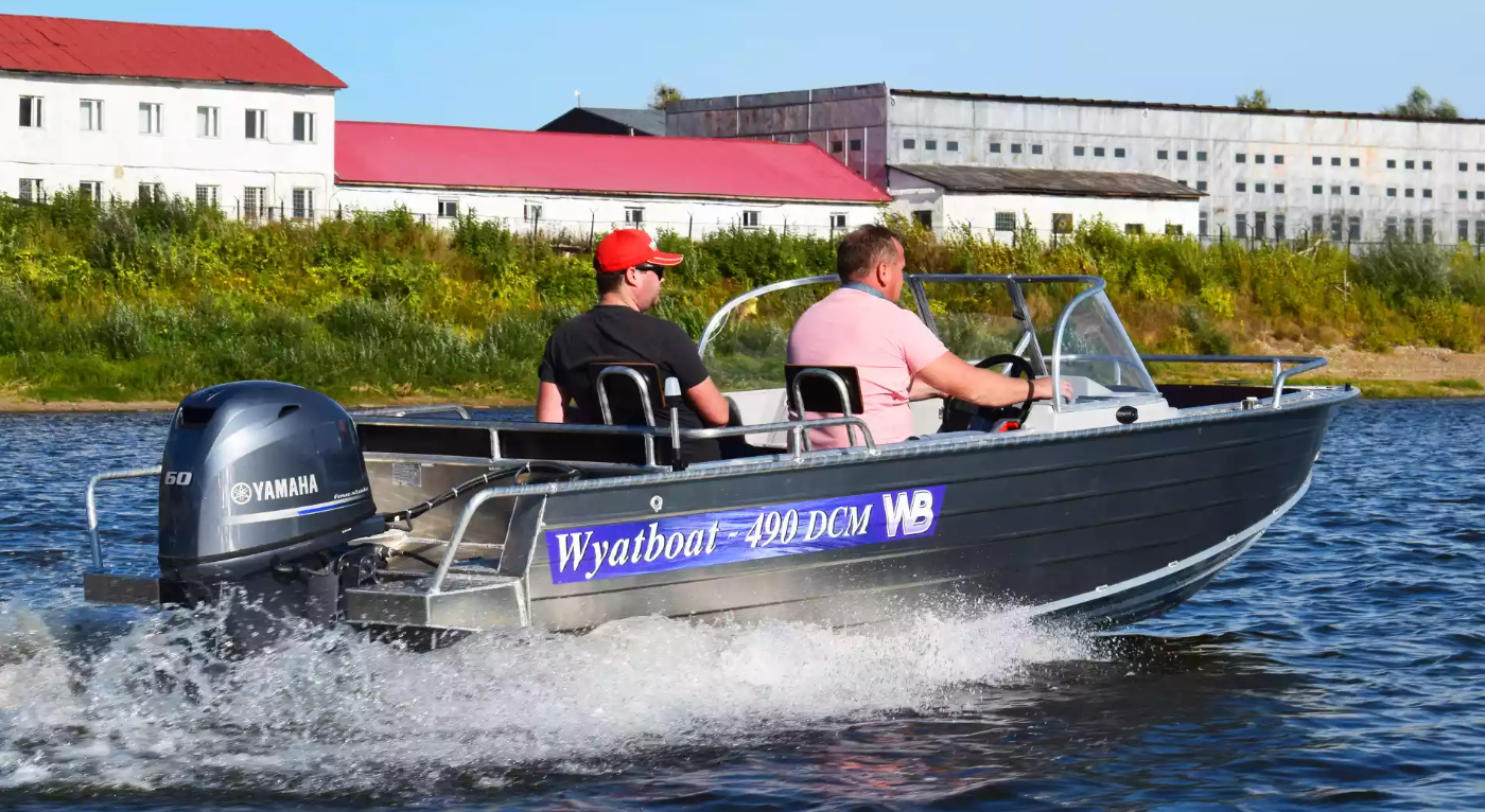 Алюминиевый катер Wyatboat-490 DCM в Перми
