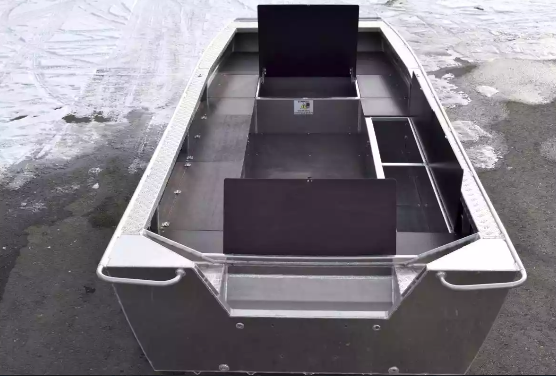 Алюминиевая лодка Wyatboat-490 Jonboat в Перми