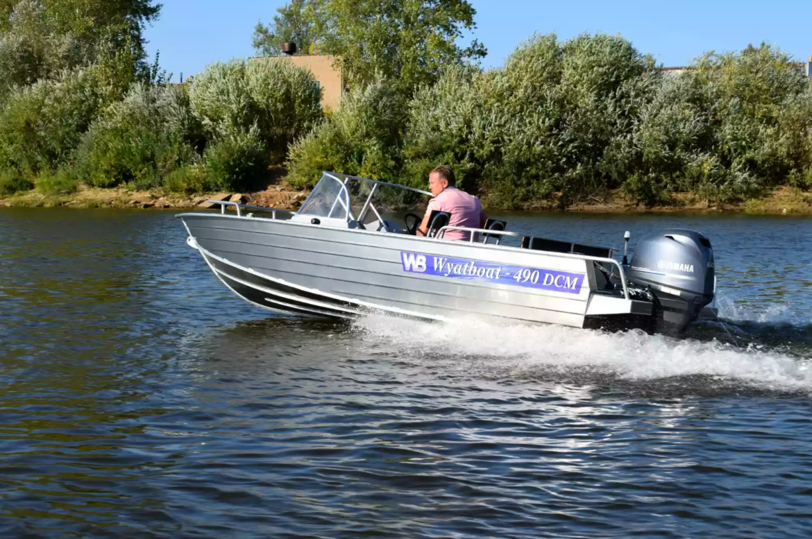 Алюминиевый катер Wyatboat-490 DCM в Перми