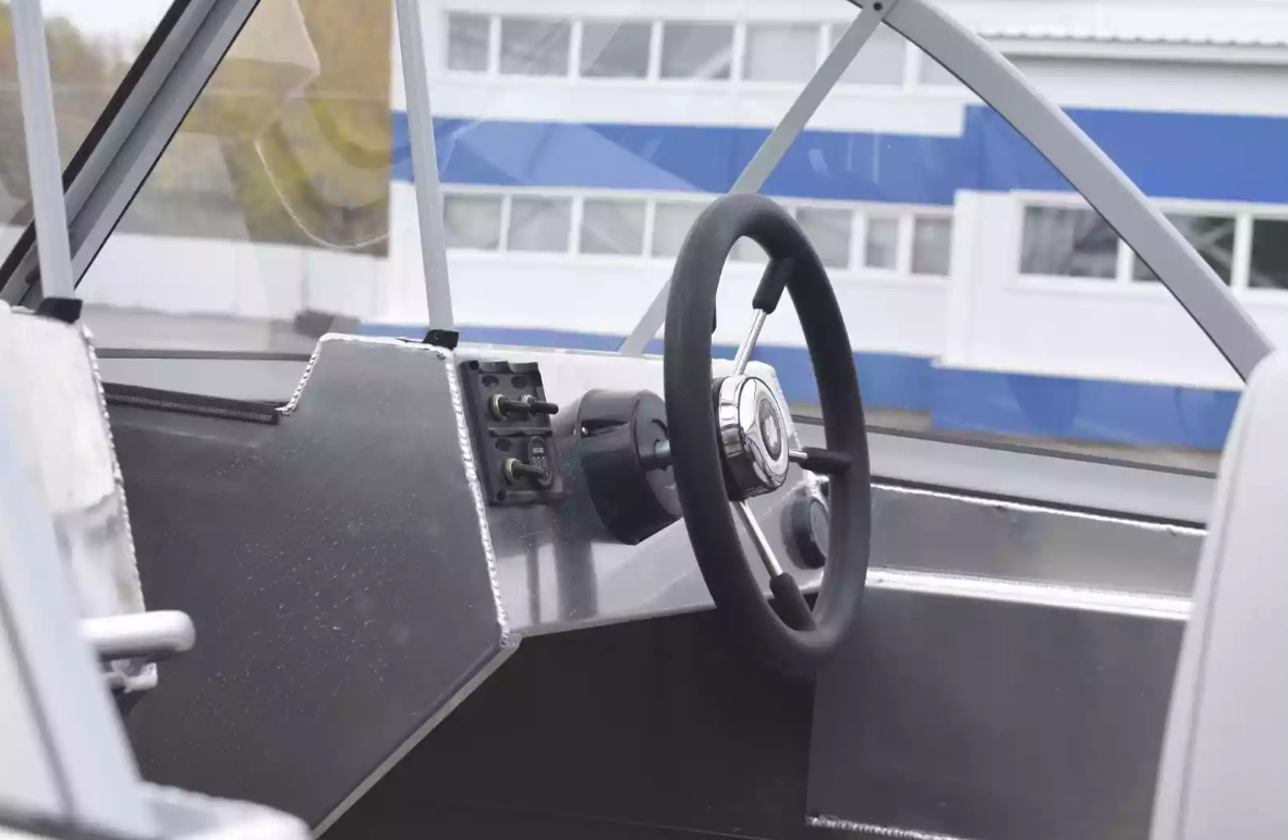 Алюминиевый катер Неман-450 DC NEW без покраски в Перми